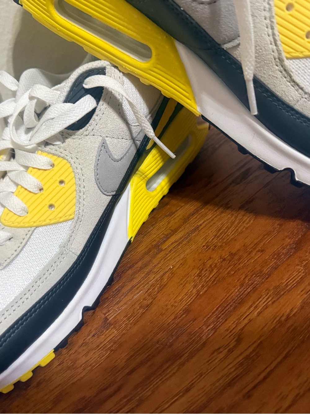 Nike Air Max 90 Men’s Sneakers DM0029-111 White Blk Gry Lightning 11.5 - Picture 2 of 8